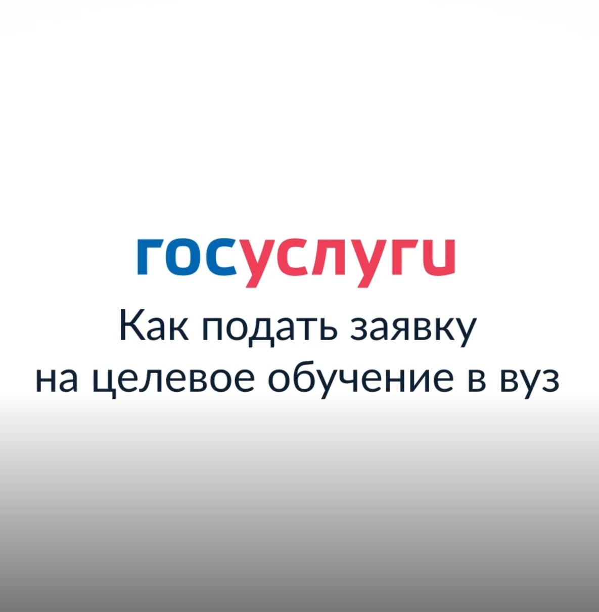 Как подать заявку на целевое обучение в вуз