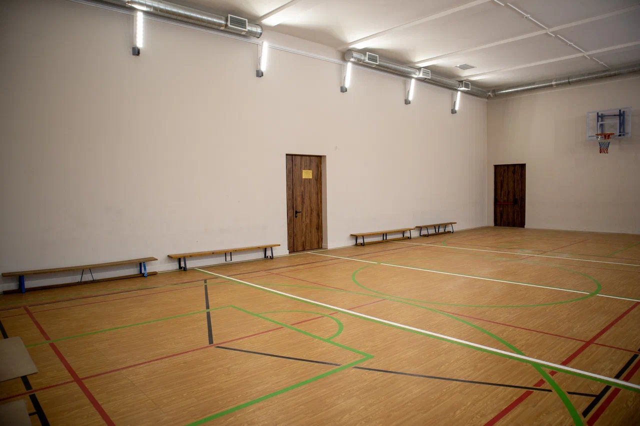 A multi-purpose hall with an area of more than 62 m²