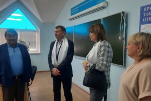 Рабочий визит ректора РГУ СоцТех Игоря Михалёва в Калмыцкий филиал университета
