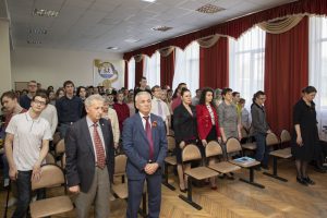 В МГГЭУ состоялось торжественное мероприятие, посвященное Дню Победы